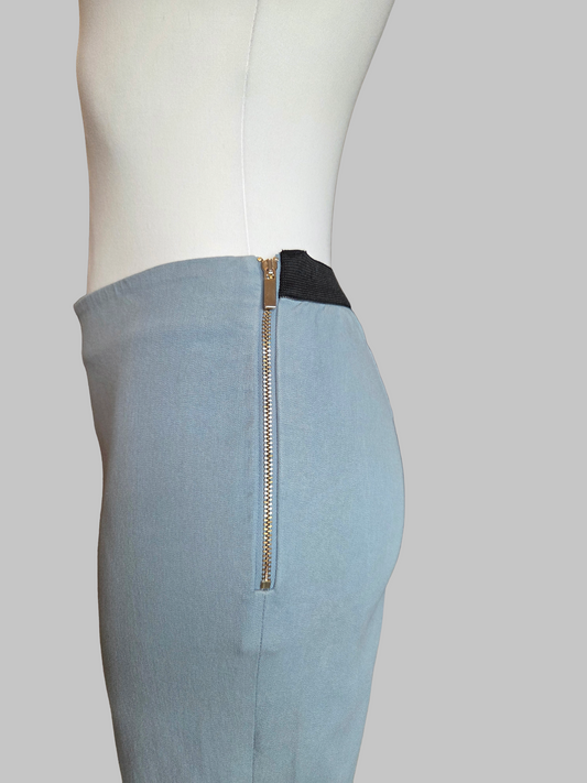 French Connection Light Blue Slim Stretch Trousers - Size - UK-10