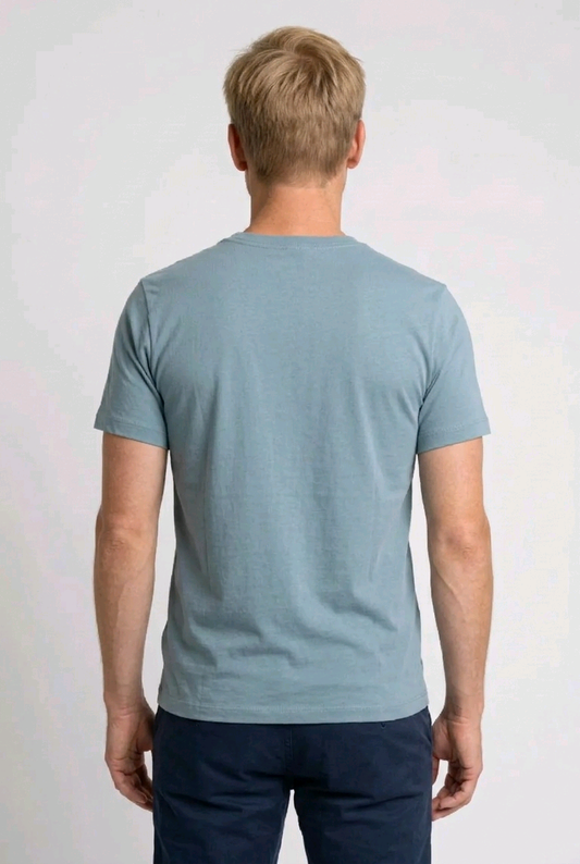 Nike Embroidered Mini Swoosh T-Shirt Sky Blue - Small