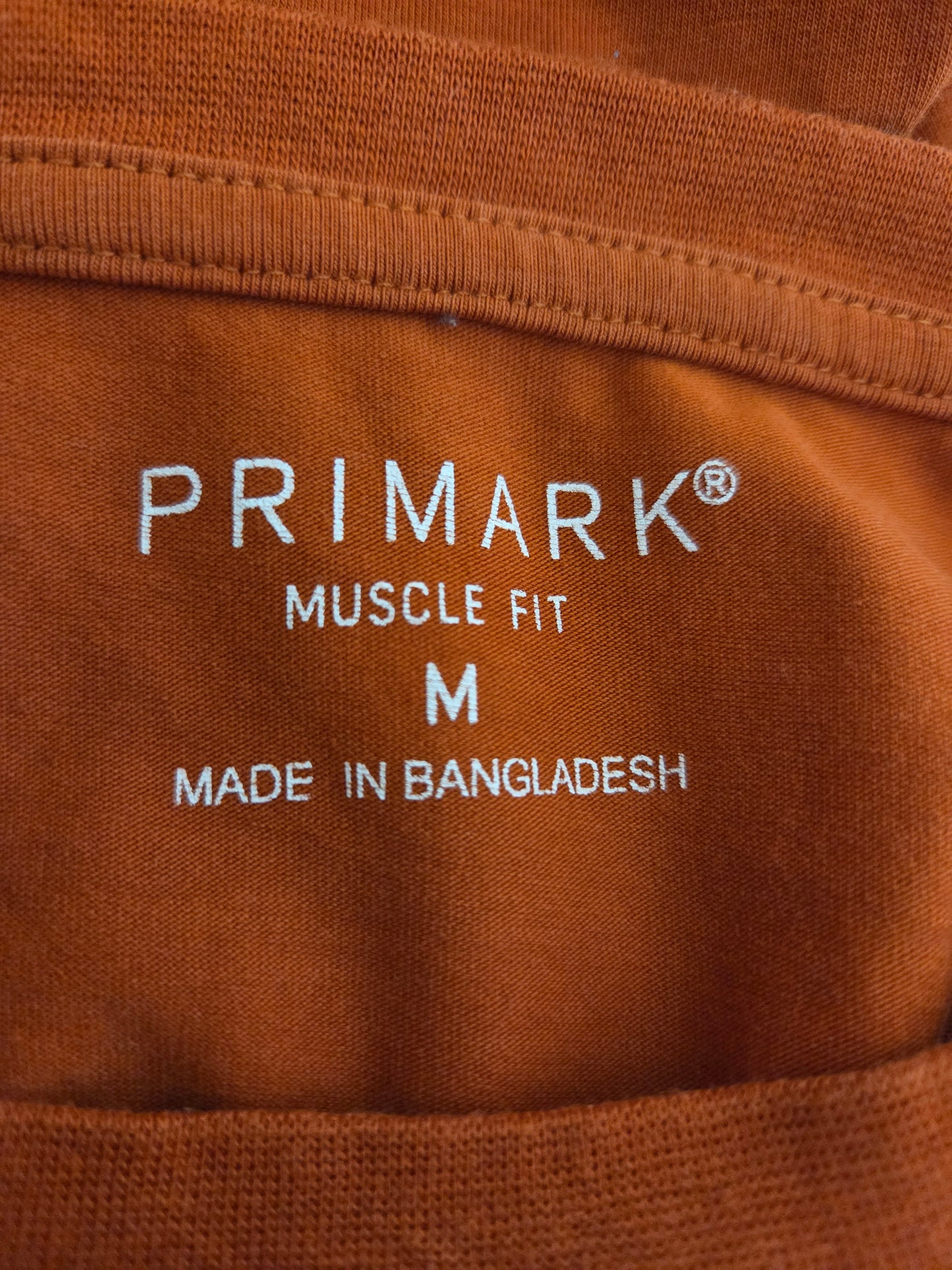 Primark size label