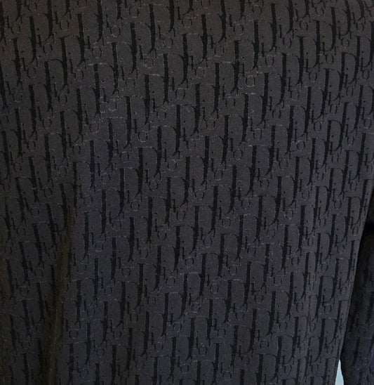Close-up of a textured black surface with a pattern
