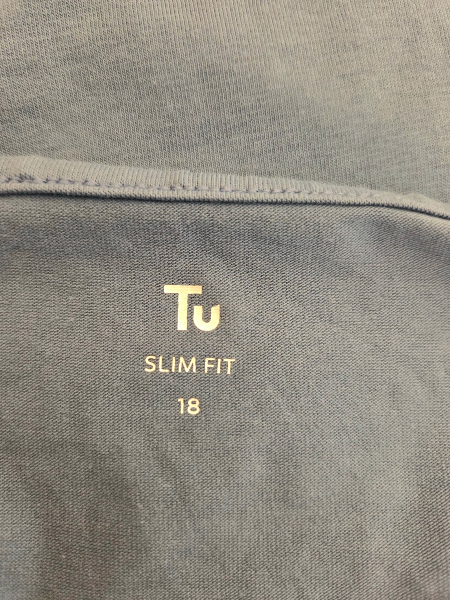 'Tu Slim Fit 18' size label
