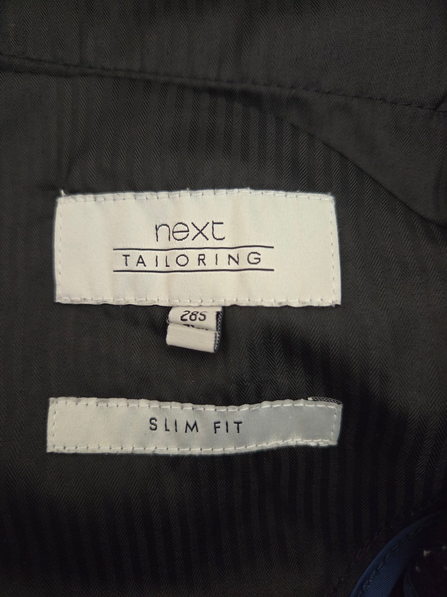 Next black trousers UK W29 L29 size label