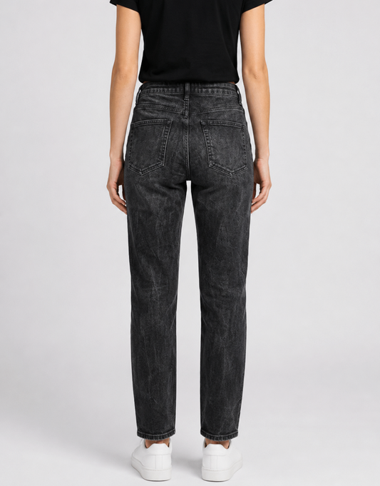 Pour Moi Grey / Washed Black Slim Tapered Jeans - Size - W30 L32