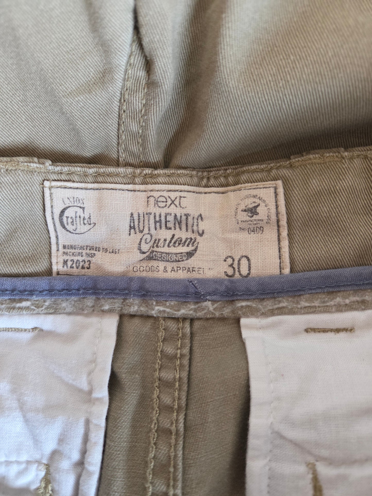 Next size label