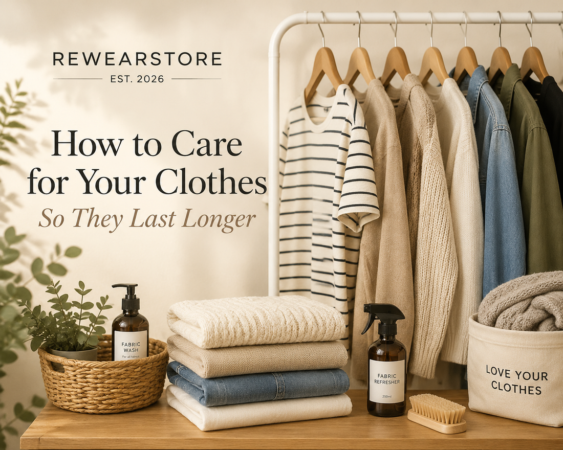 How to Care for Your Clothes So They Last Longer