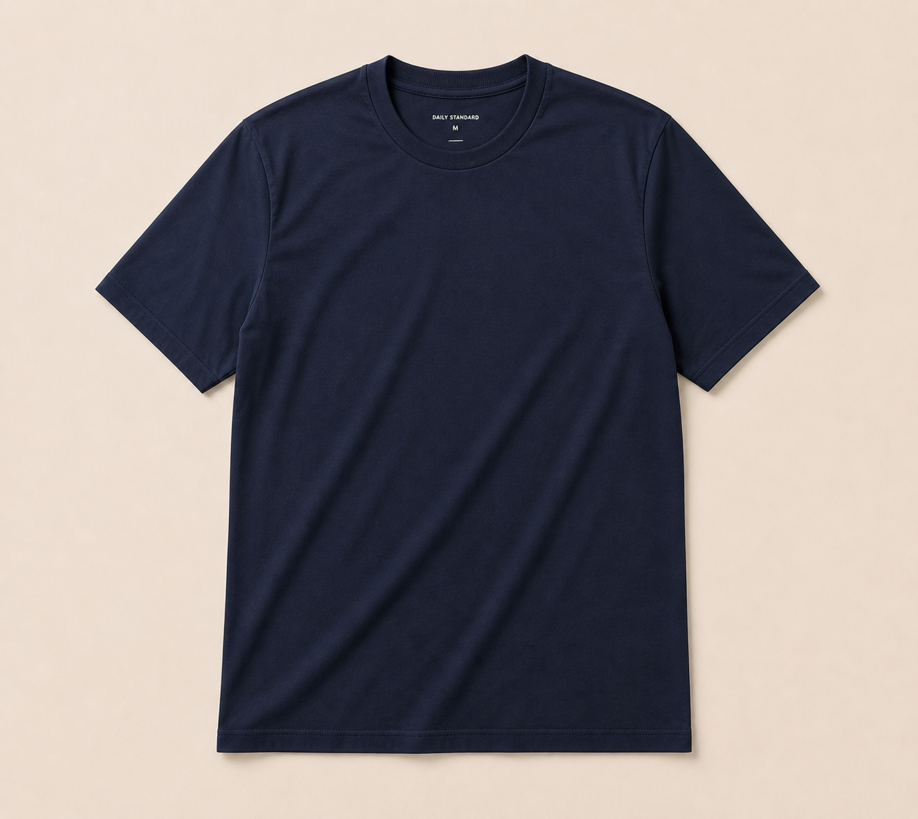 Plain white short sleeve t-shirt