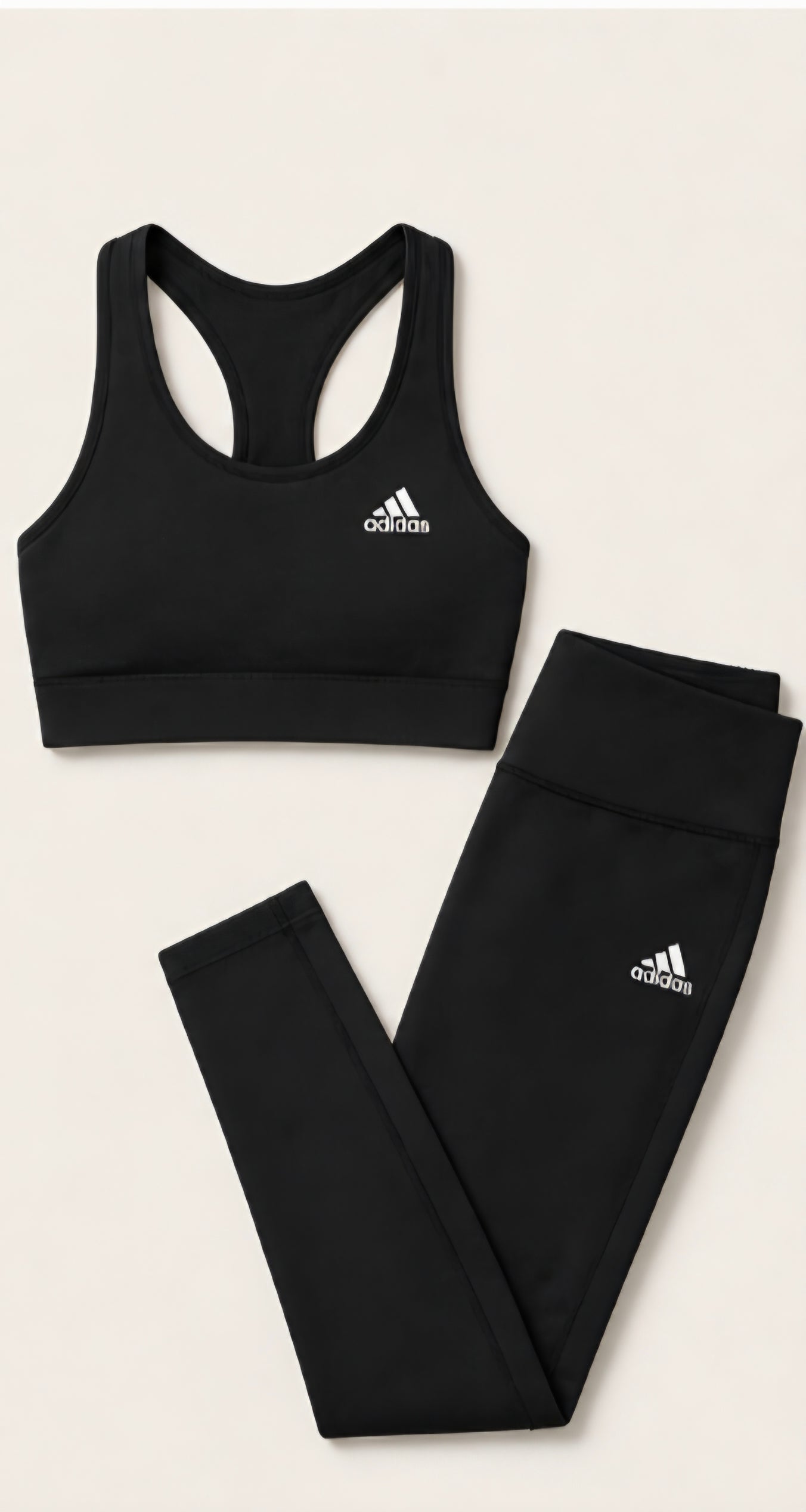 Women's sports bra and leggings