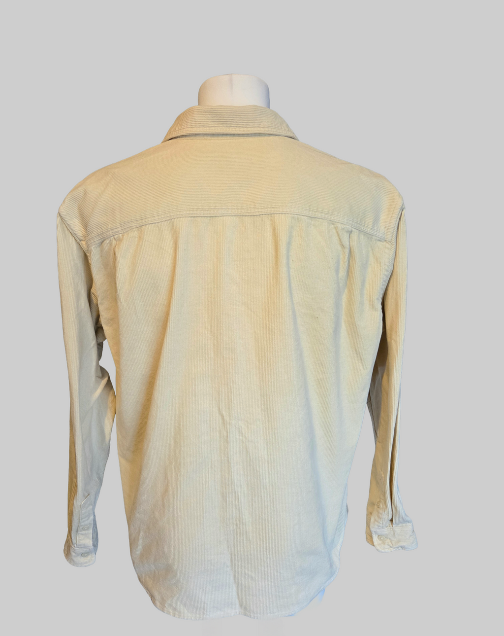 H&M Pale Yellow Heavyweight Corduroy Shacket - Size - UK-Large