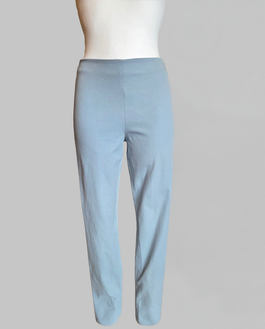 French Connection Light Blue Slim Stretch Trousers - Size - UK-10