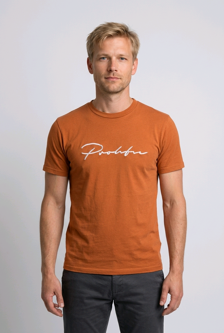 Man wearing River Island t shirt
