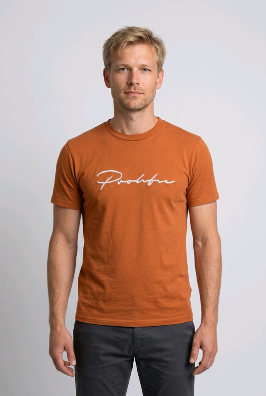 Man wearing River Island t shirt
