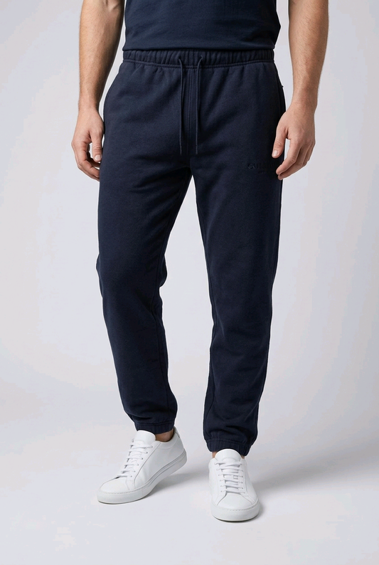 Man wearing black joggers