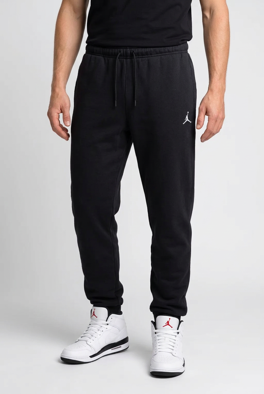 Black Jordan joggers