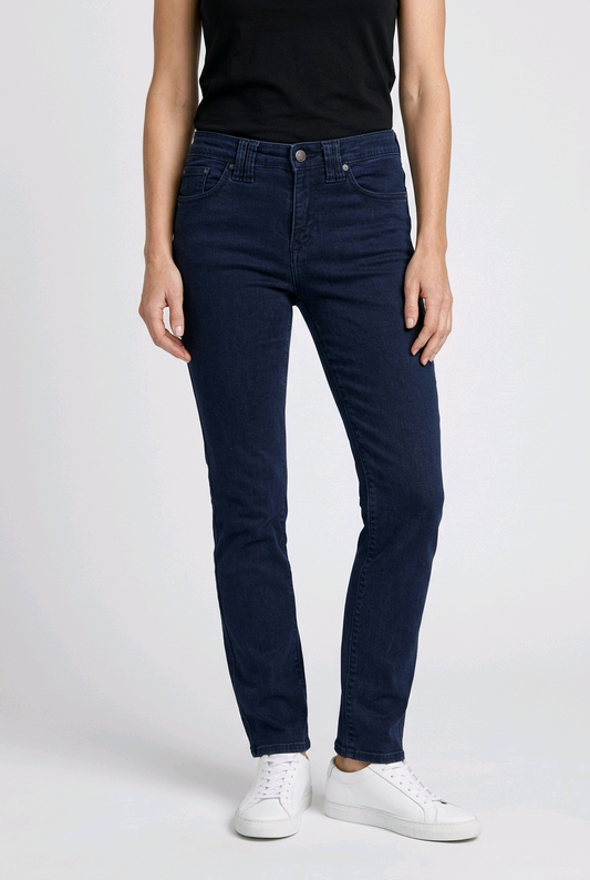 Bandolino 'Sarabelle' Navy Straight Leg Jeans - Size UK-8