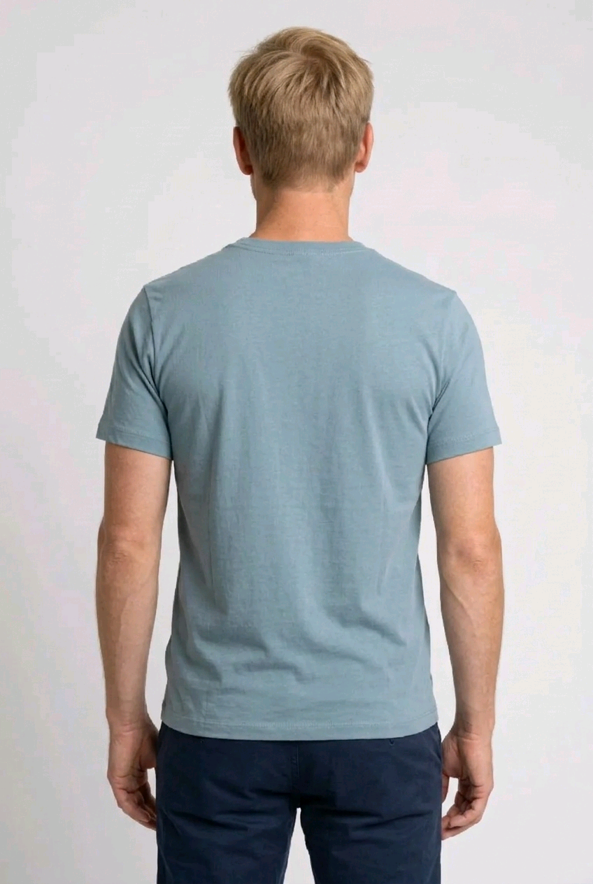 Nike Embroidered Mini Swoosh T-Shirt Sky Blue - Small