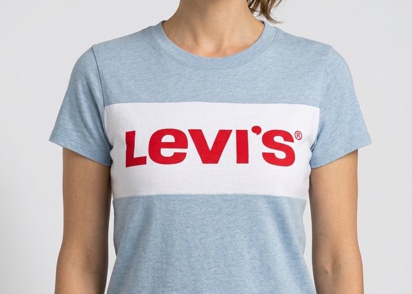 Close up of Levi's logo