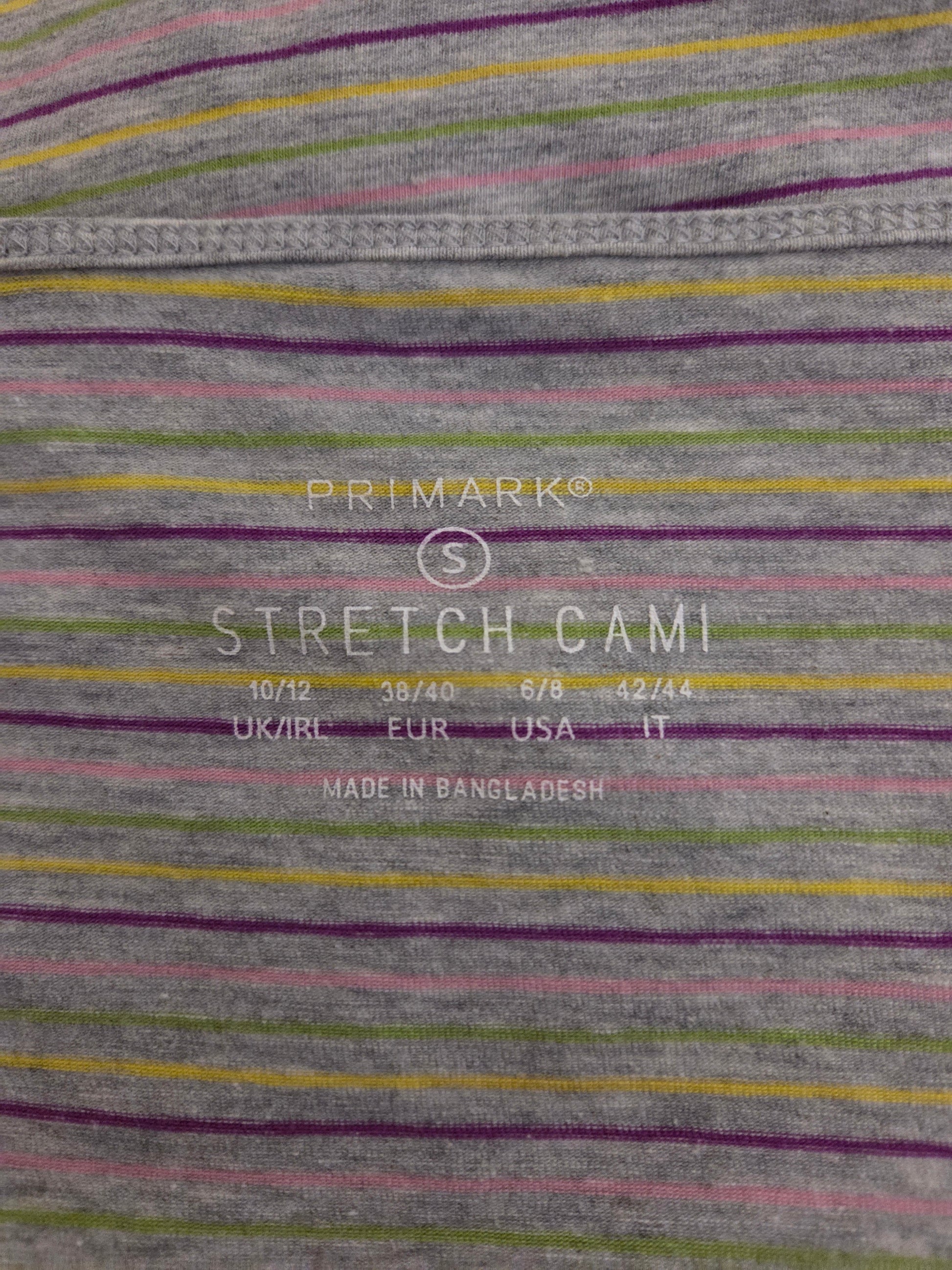 Close-up of Primark size label 