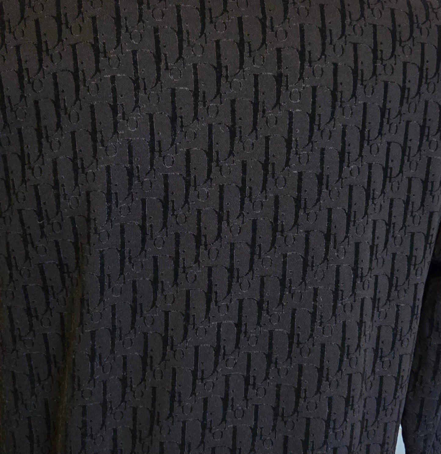 Close-up of a textured black surface with a pattern