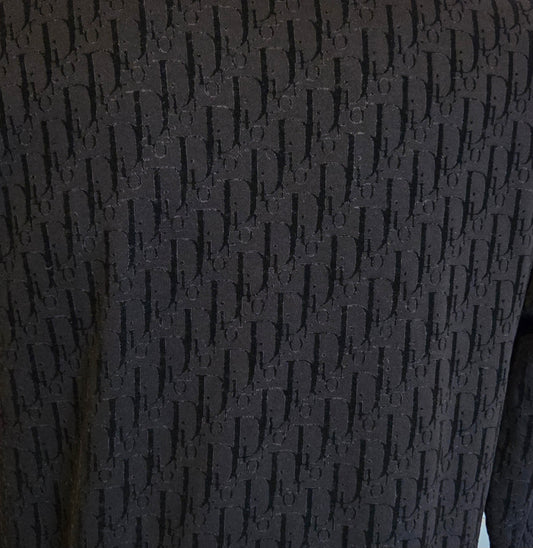Close-up of a textured black surface with a pattern