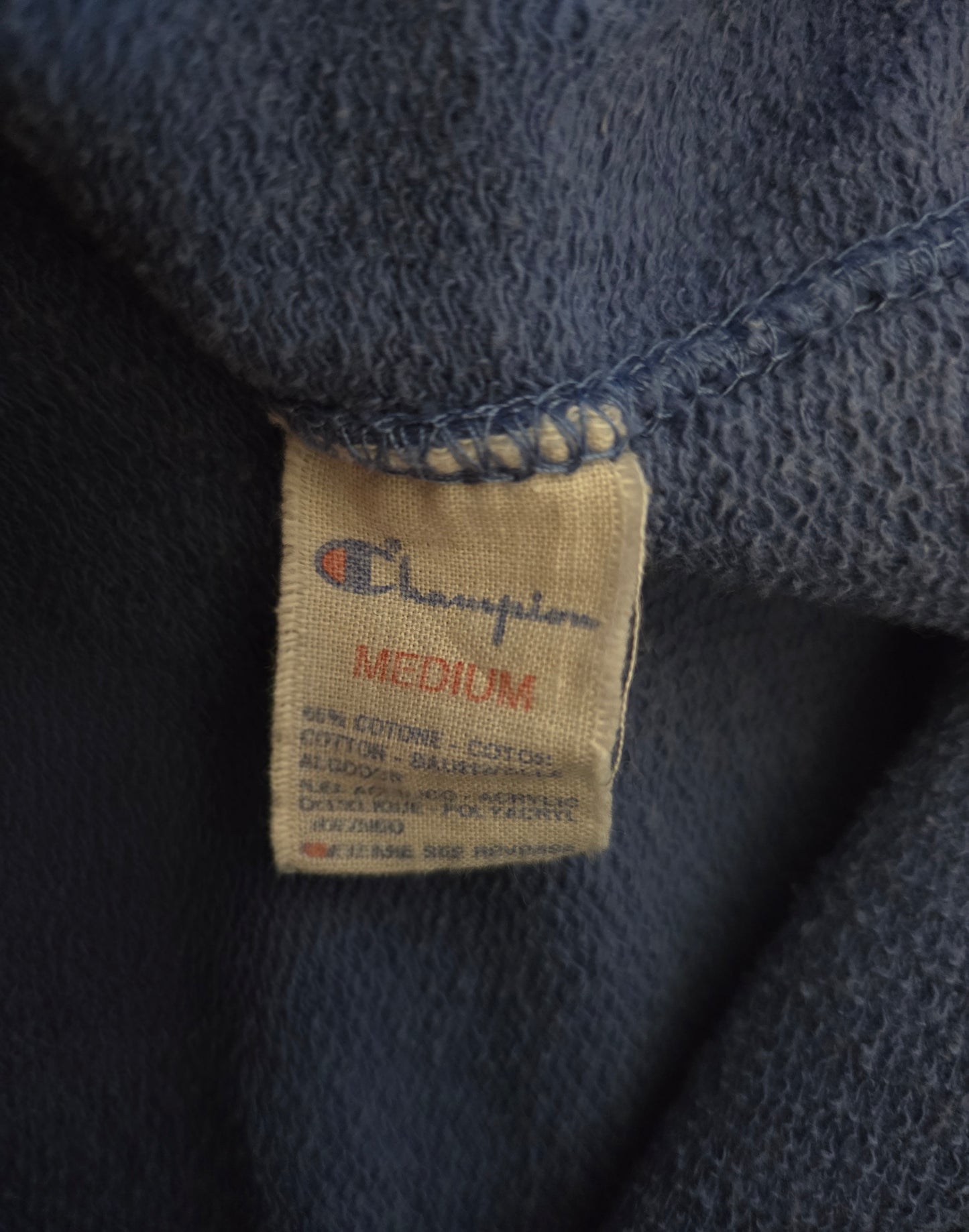 Champion size label