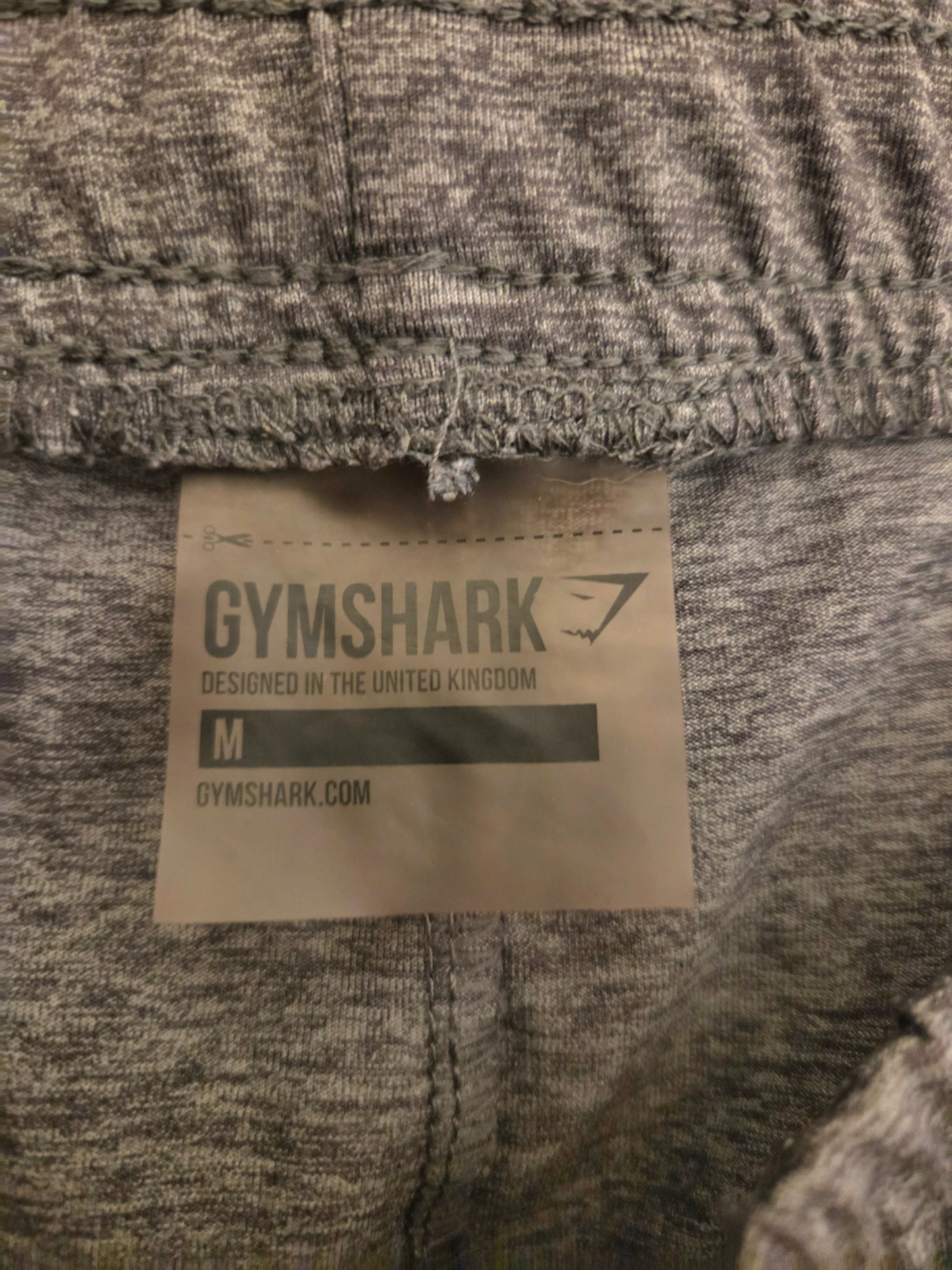Gymshark size label 