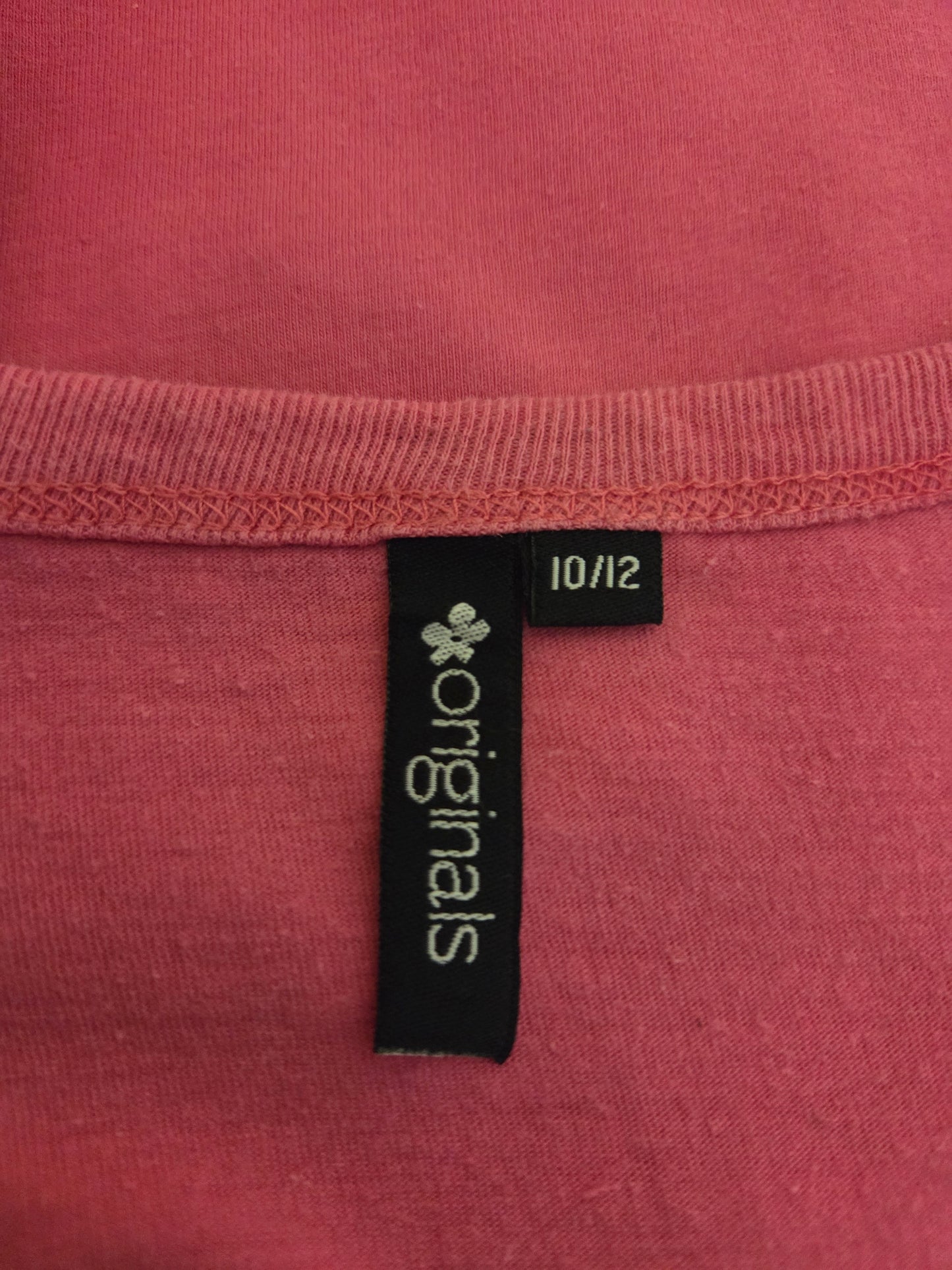 Originals Dusky Pink Scoop Neck T-Shirt UK-10/12