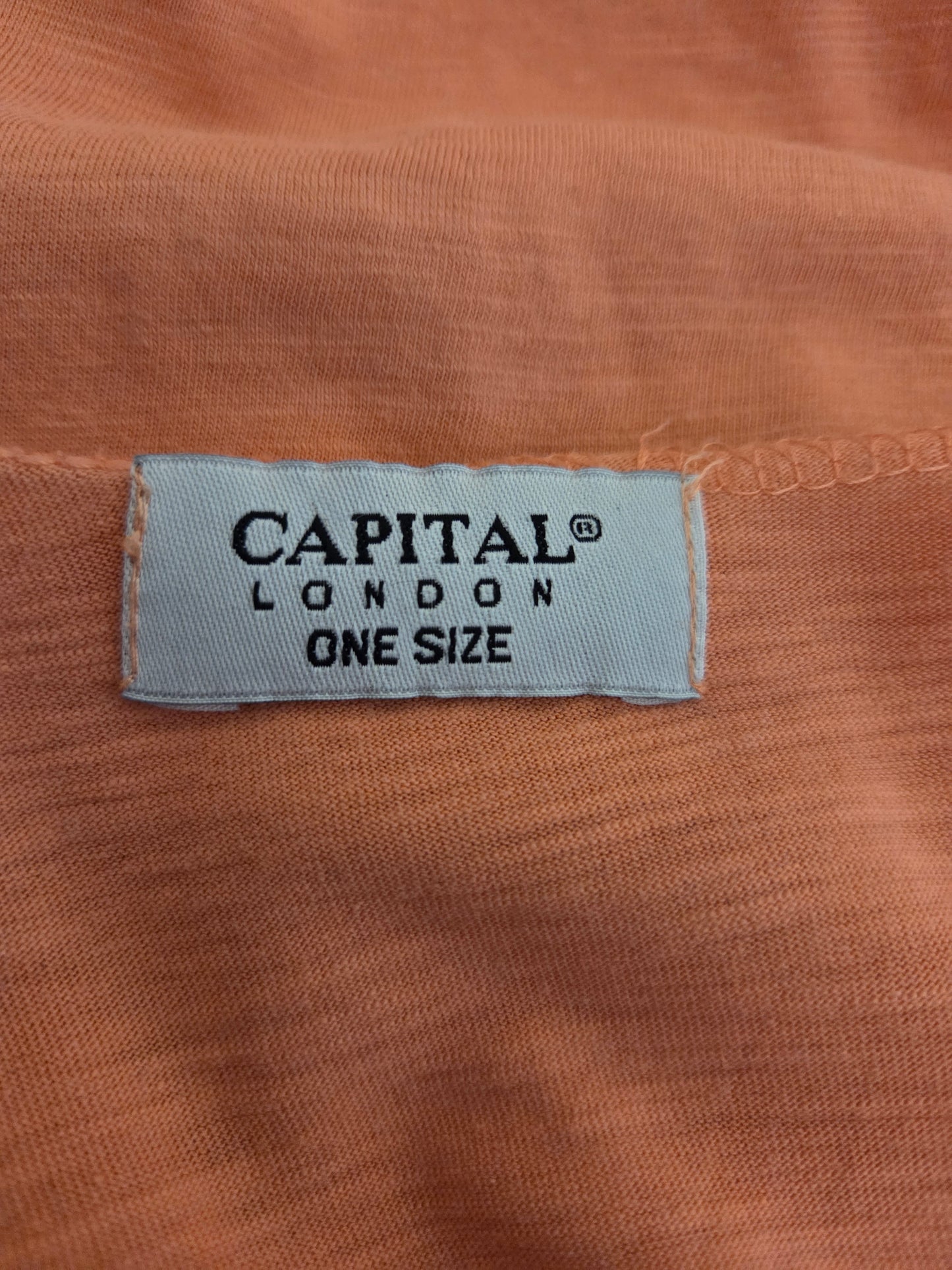 Capital London size label 
