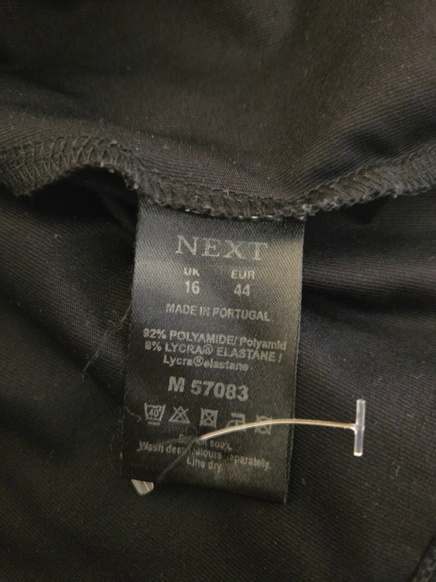 Next size label