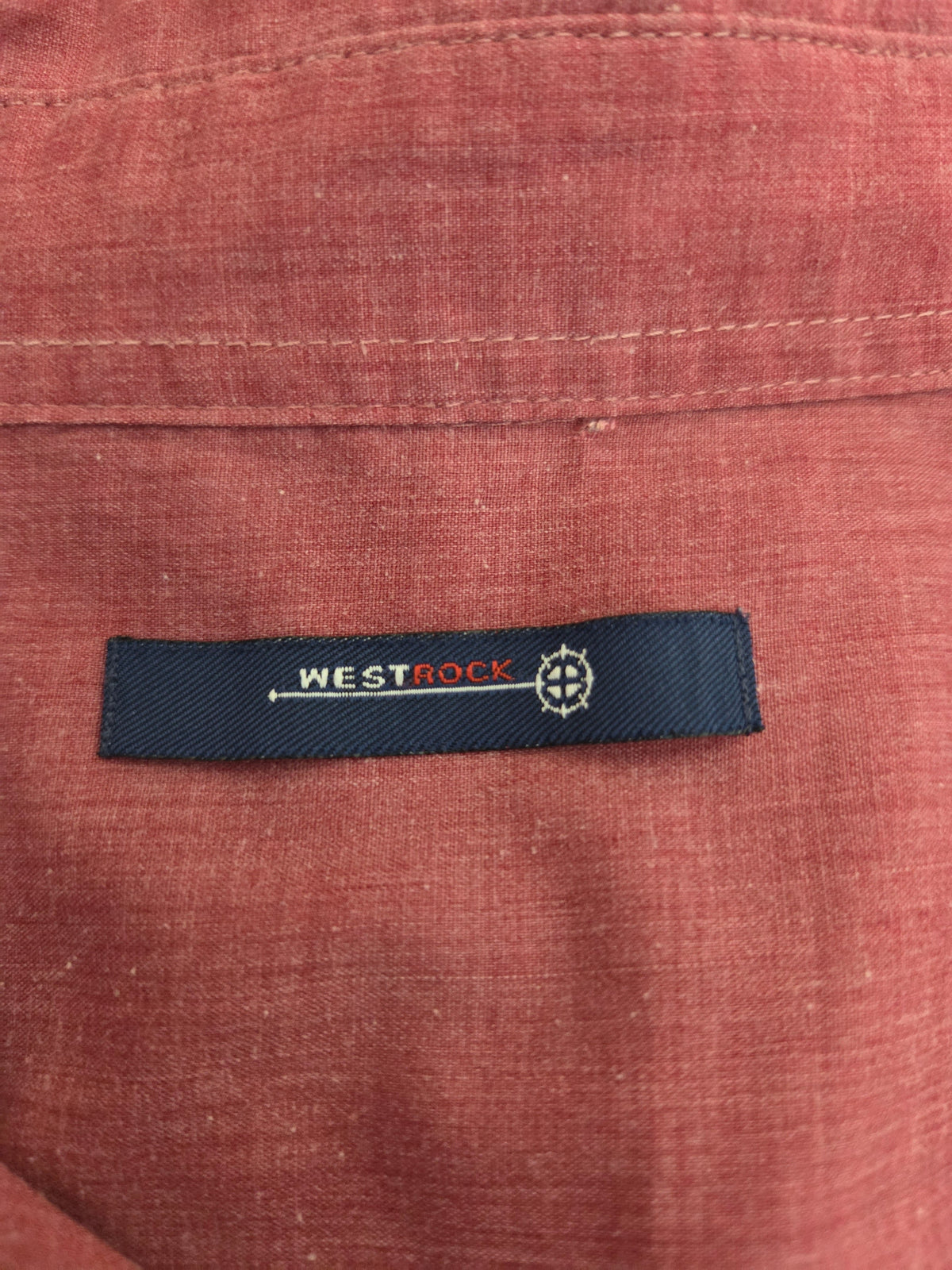 Shirt label showing size large