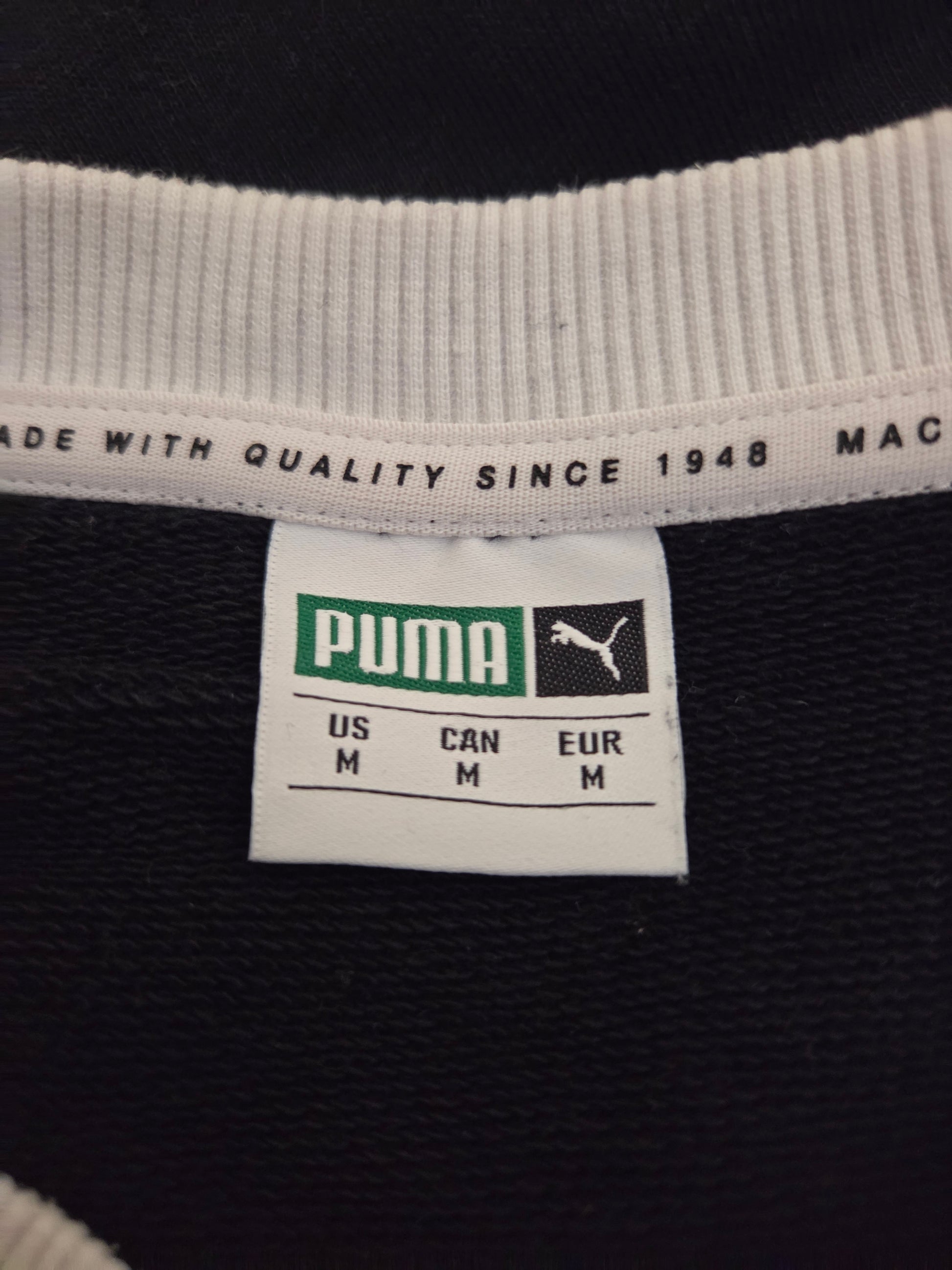 Puma size label