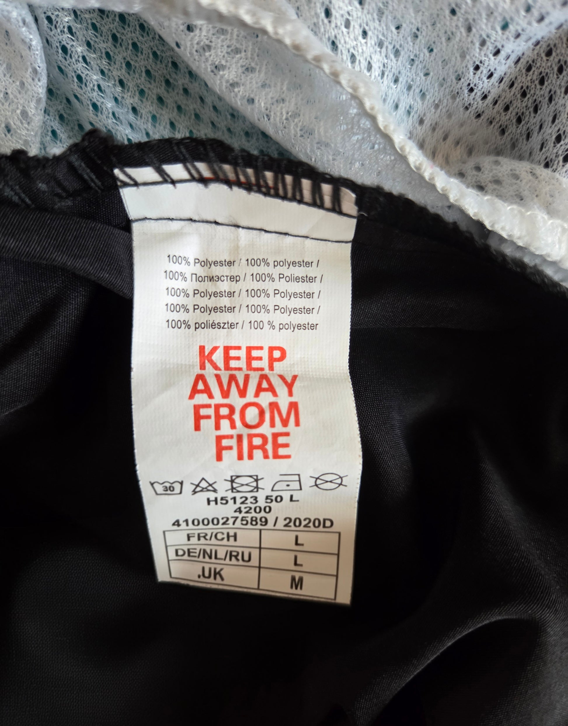 Size label