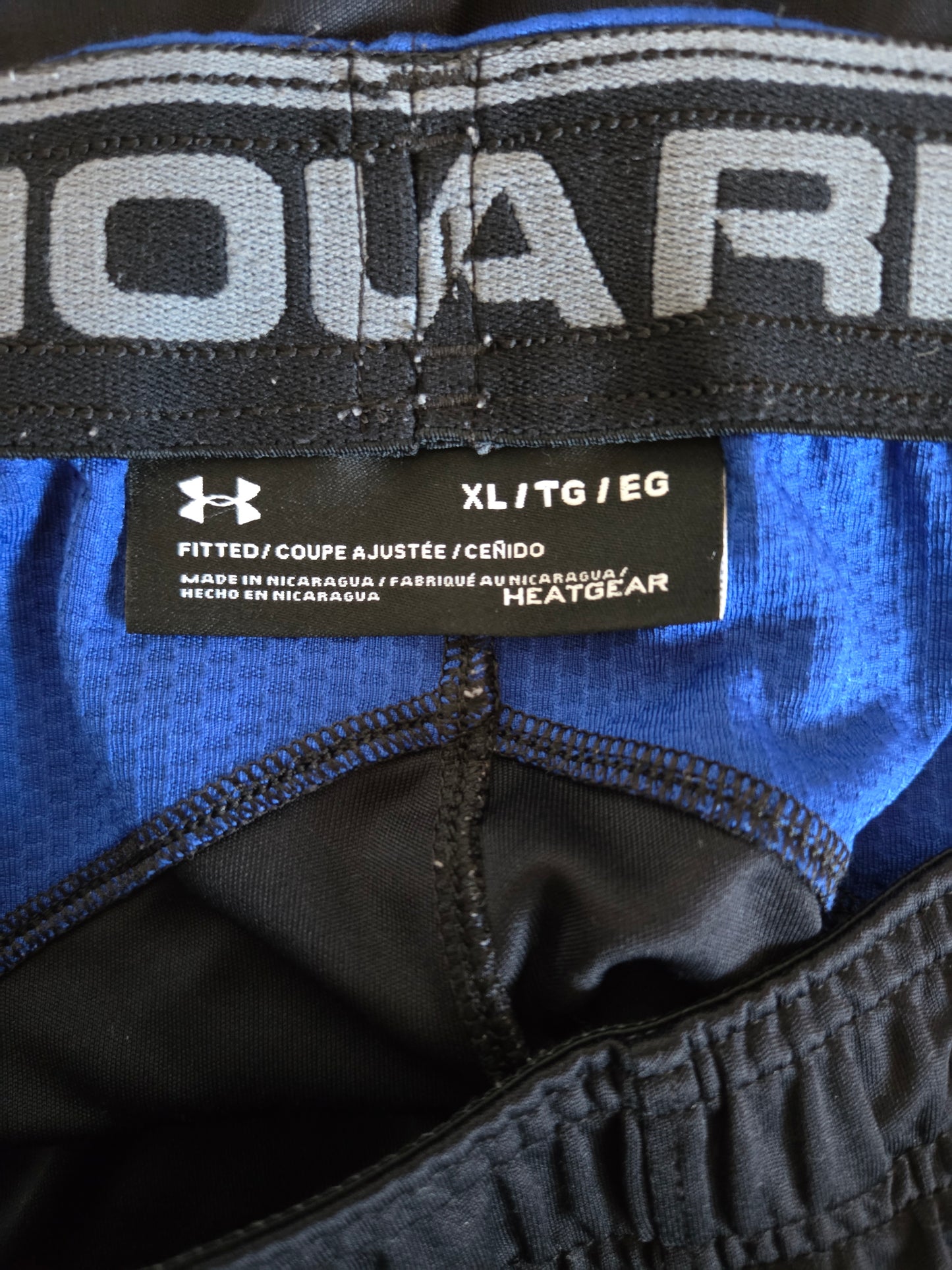 Under Armour size label