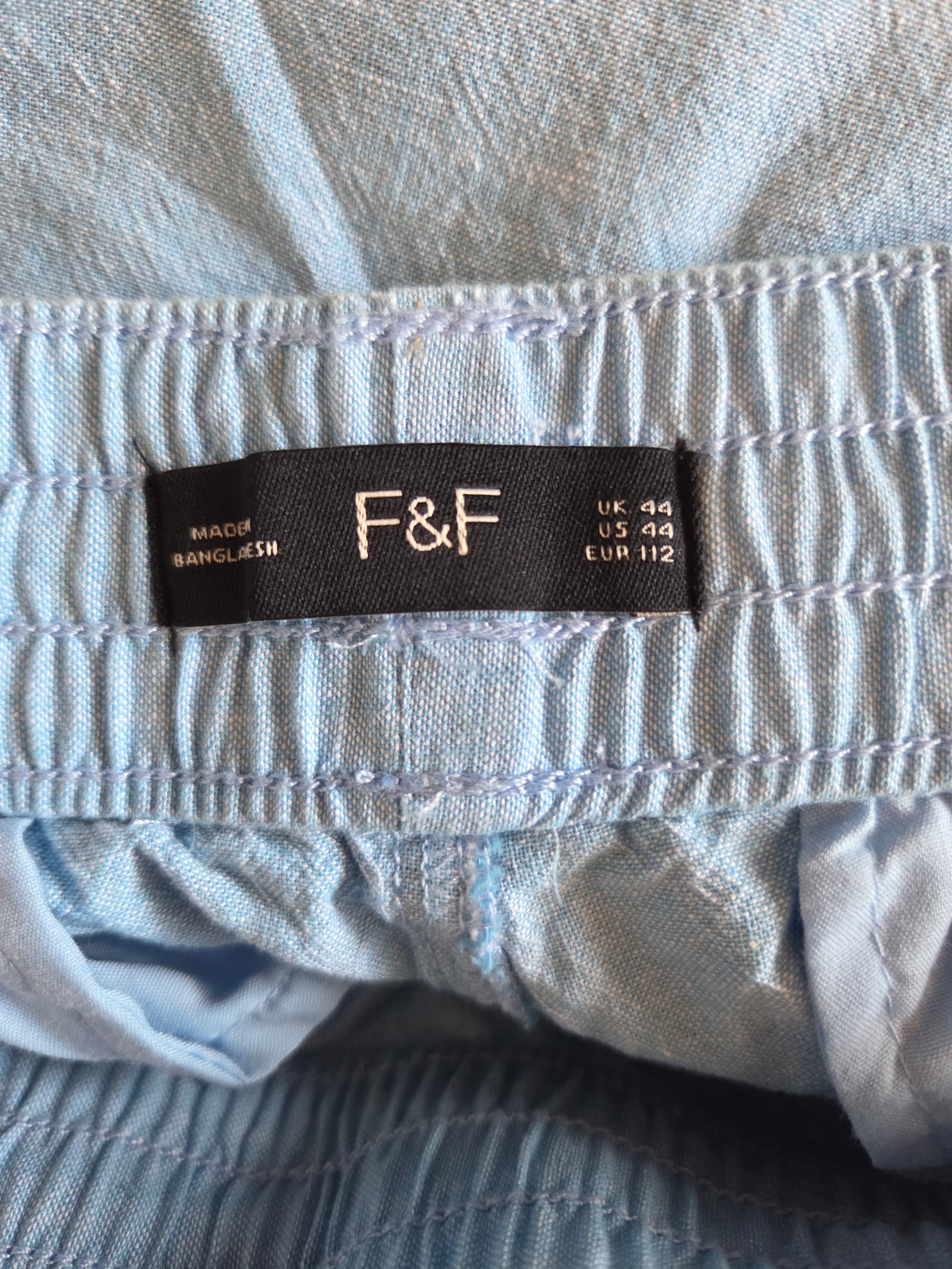 F&F size label