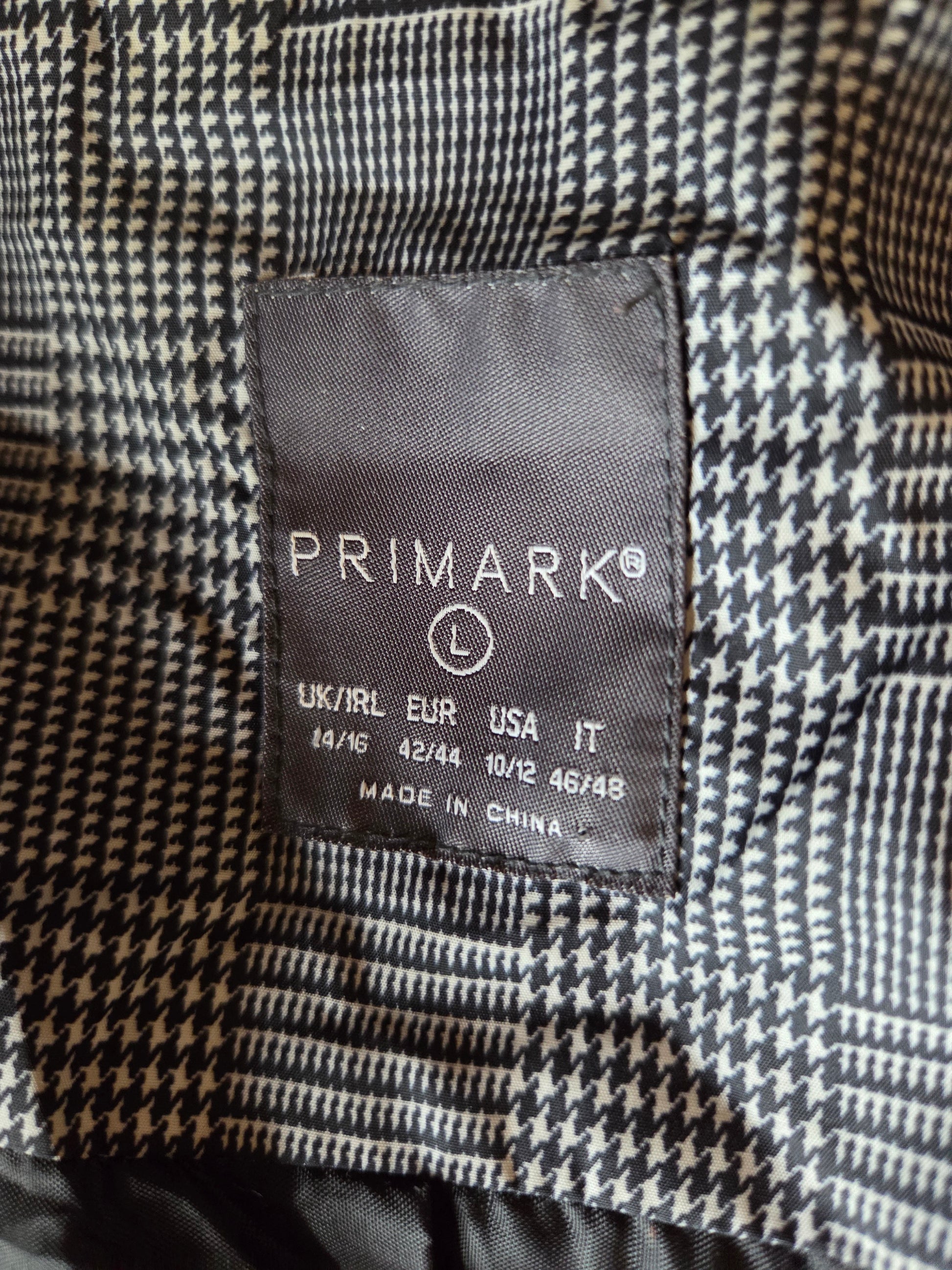 Size label