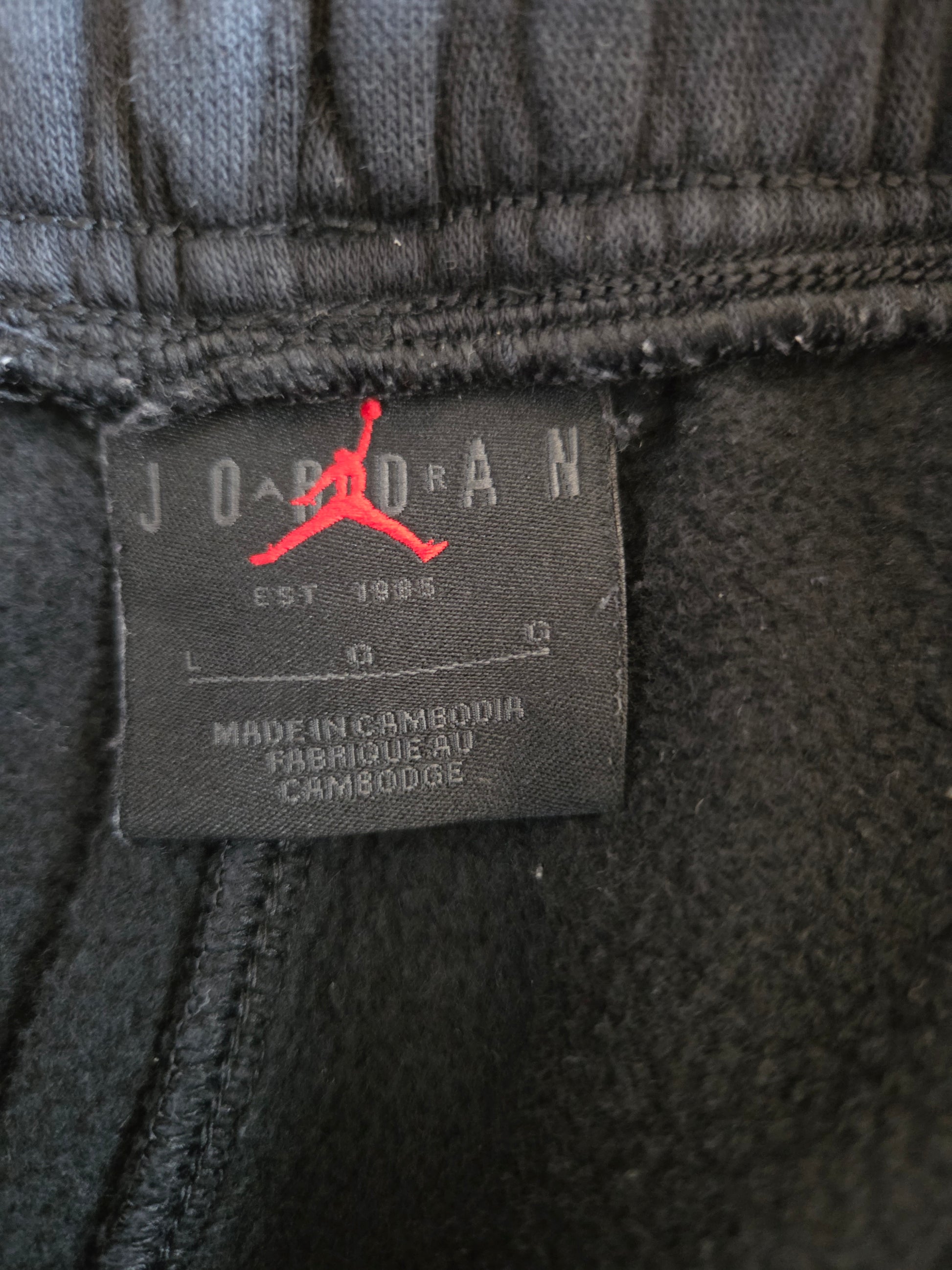 Jordan size label