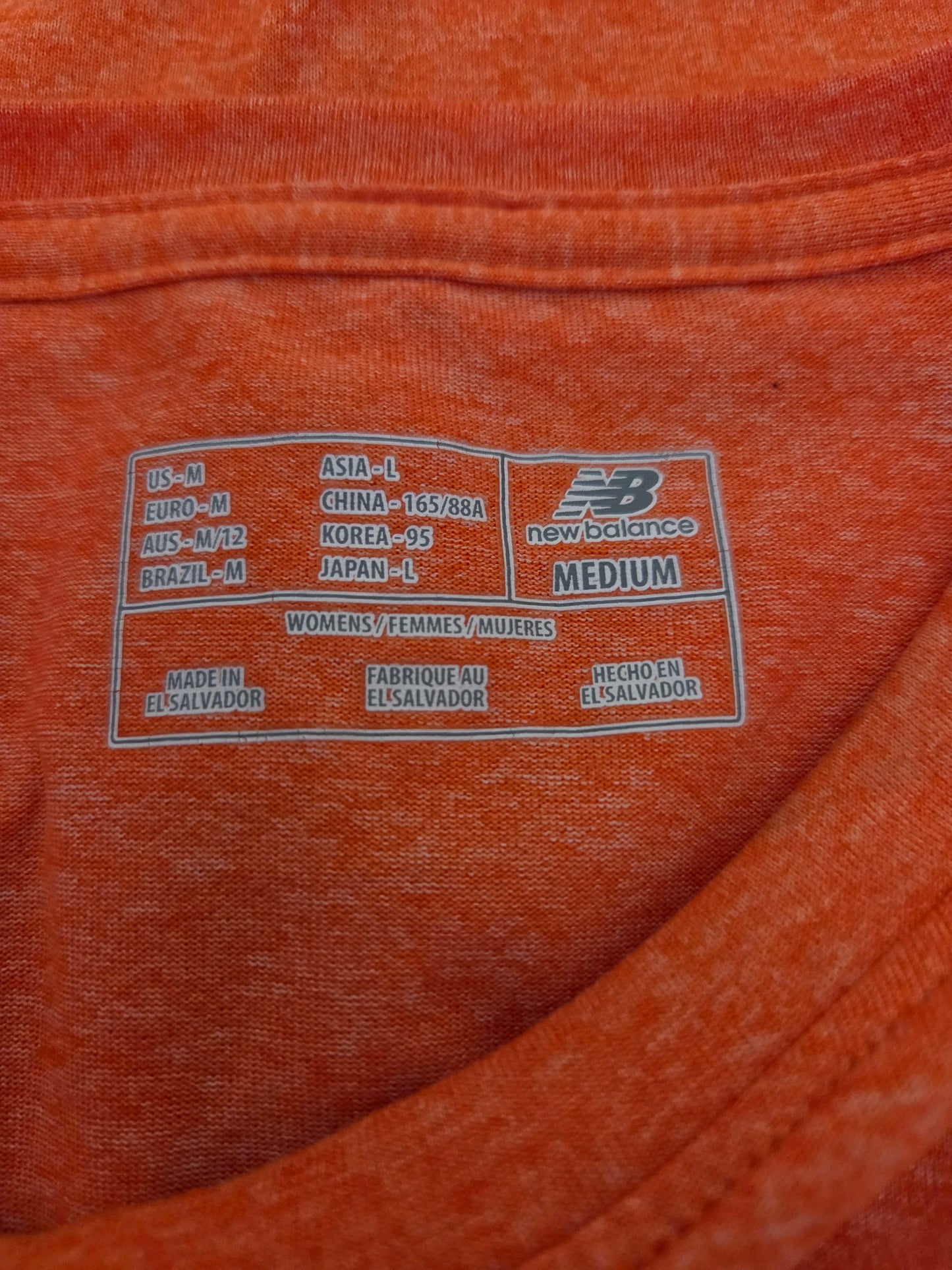 New Balance size label