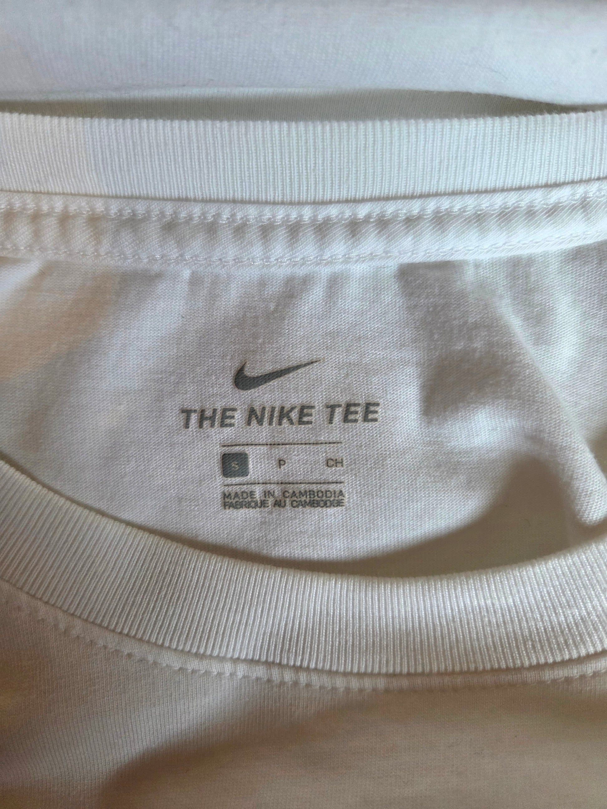 Size label of t shirt