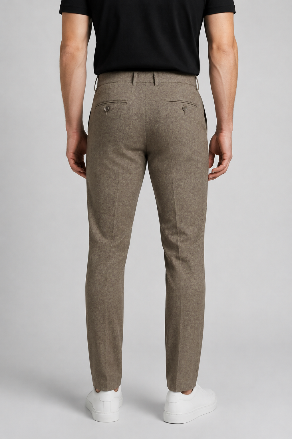M&S Collection Mushroom Regular Fit Trousers