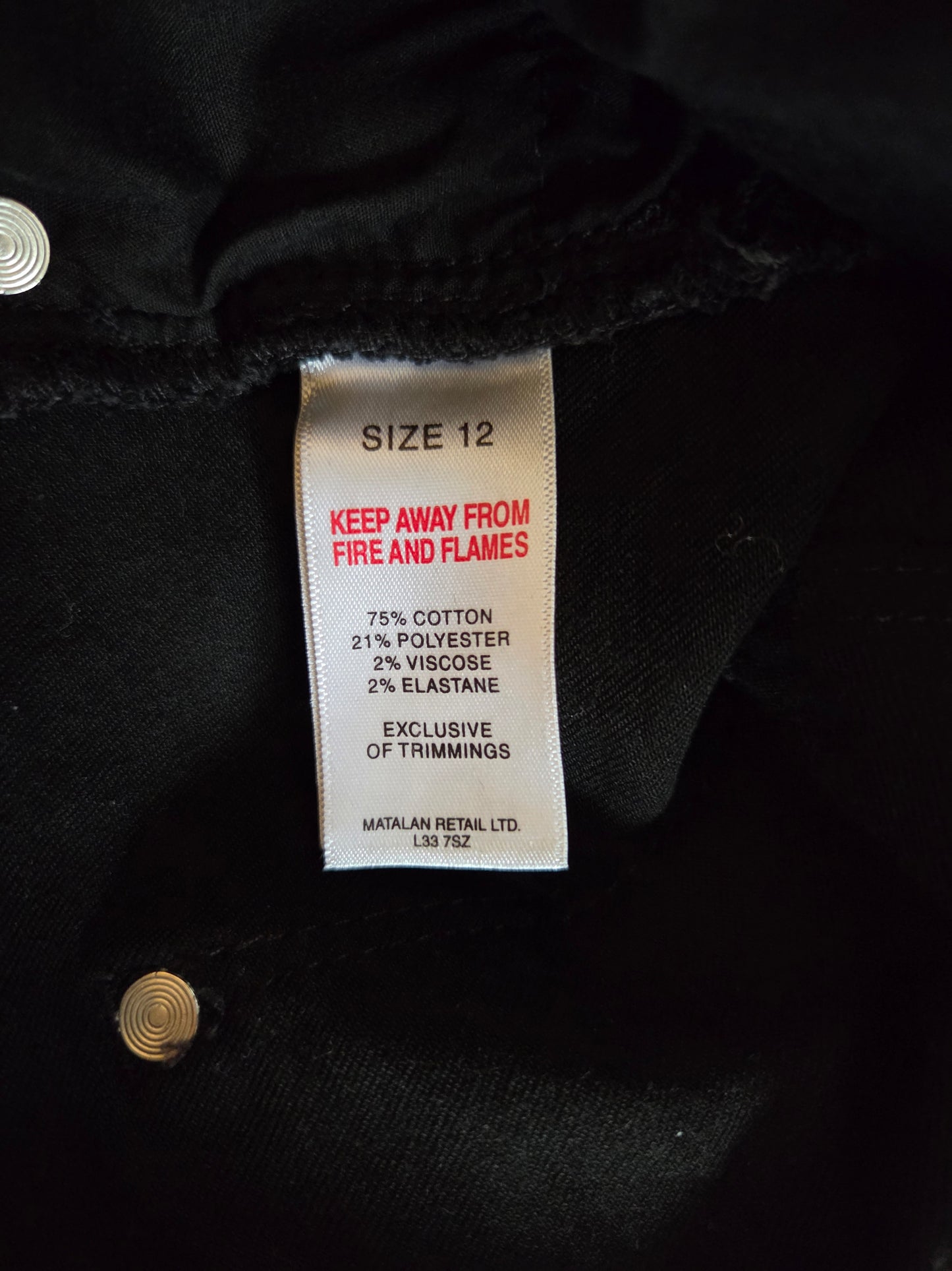 Size Label