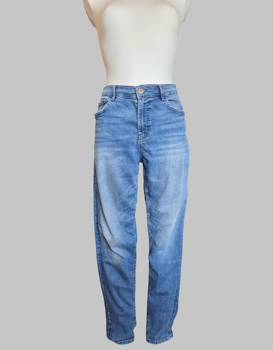 M&S "The Ivy" Light Blue Wash Skinny Jeans- Size- UK-12
