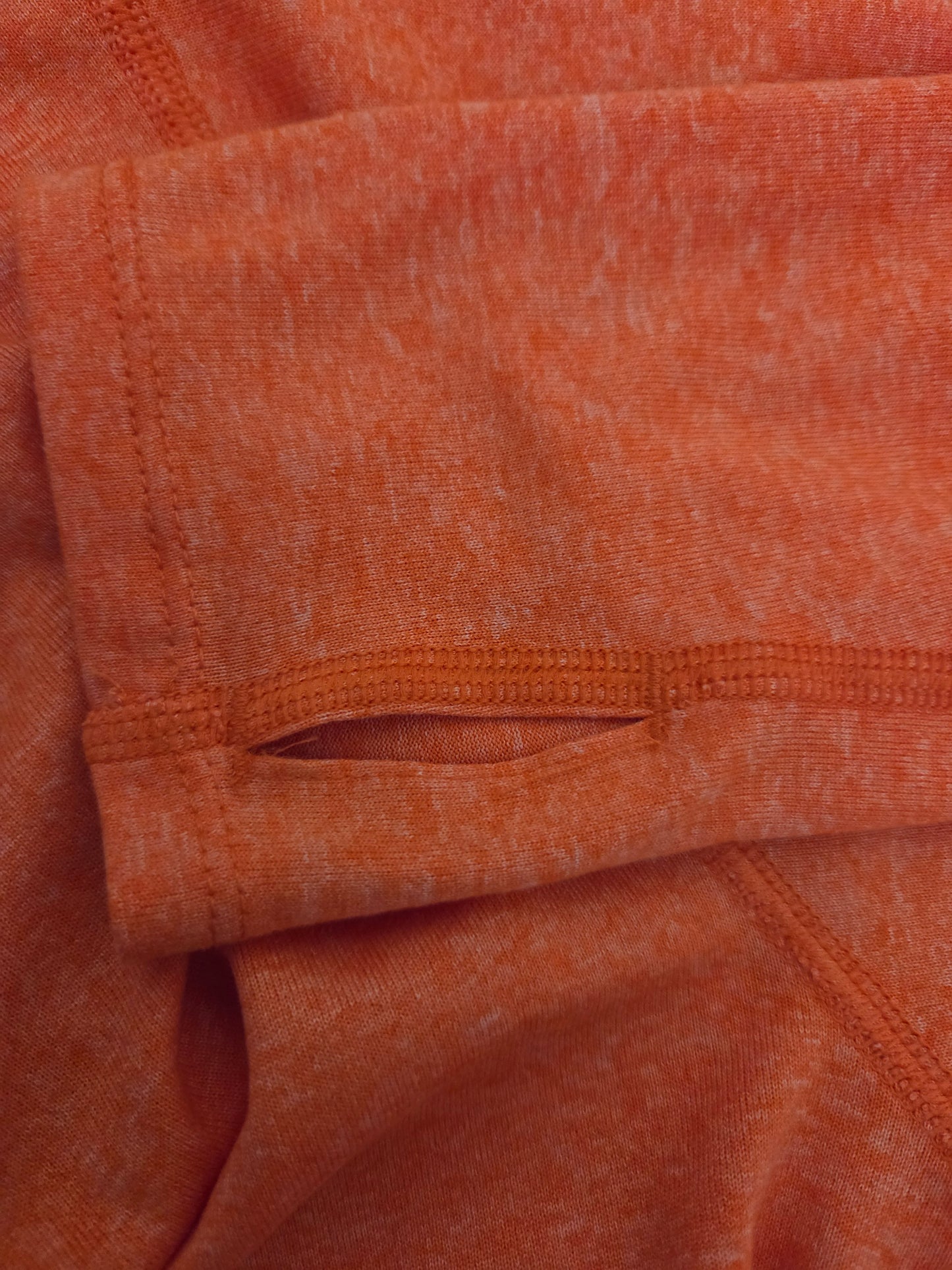 Thumb hole close up