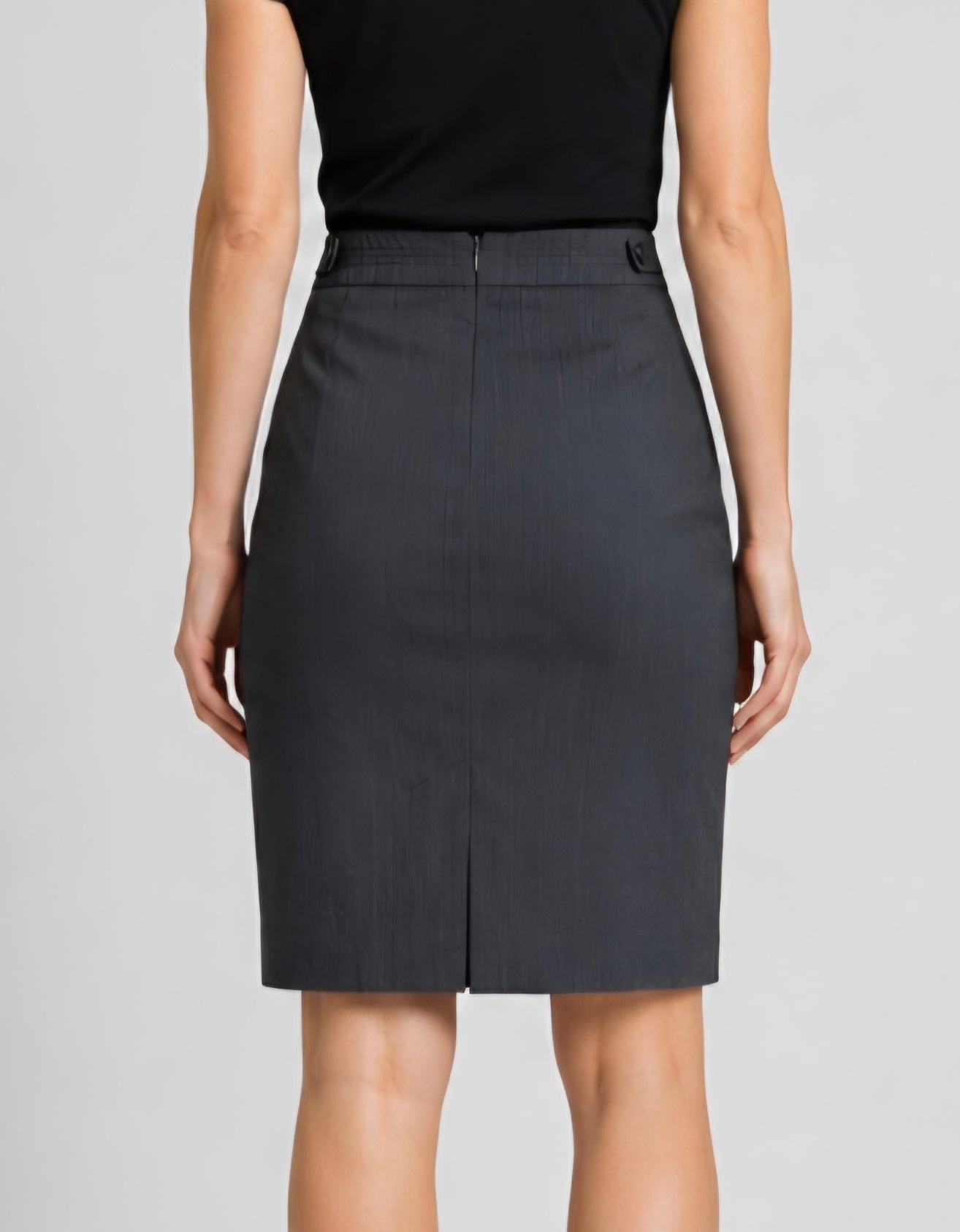 Woman wearing a black skirt 